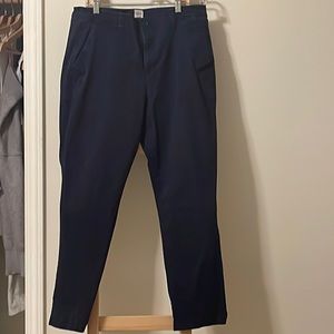 Navy Blue girlfriend khaki pants